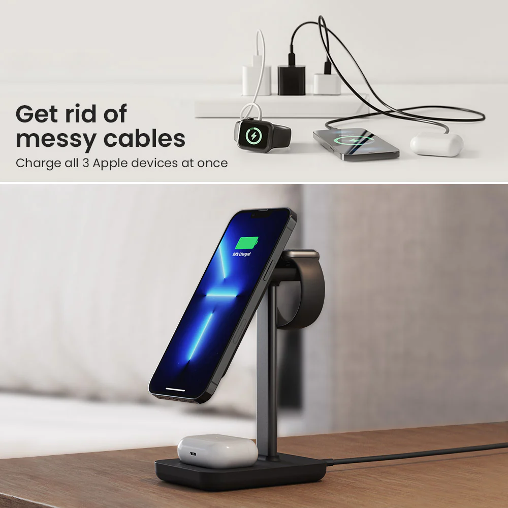 3 in 1 Wireless Charging Station - Image 3