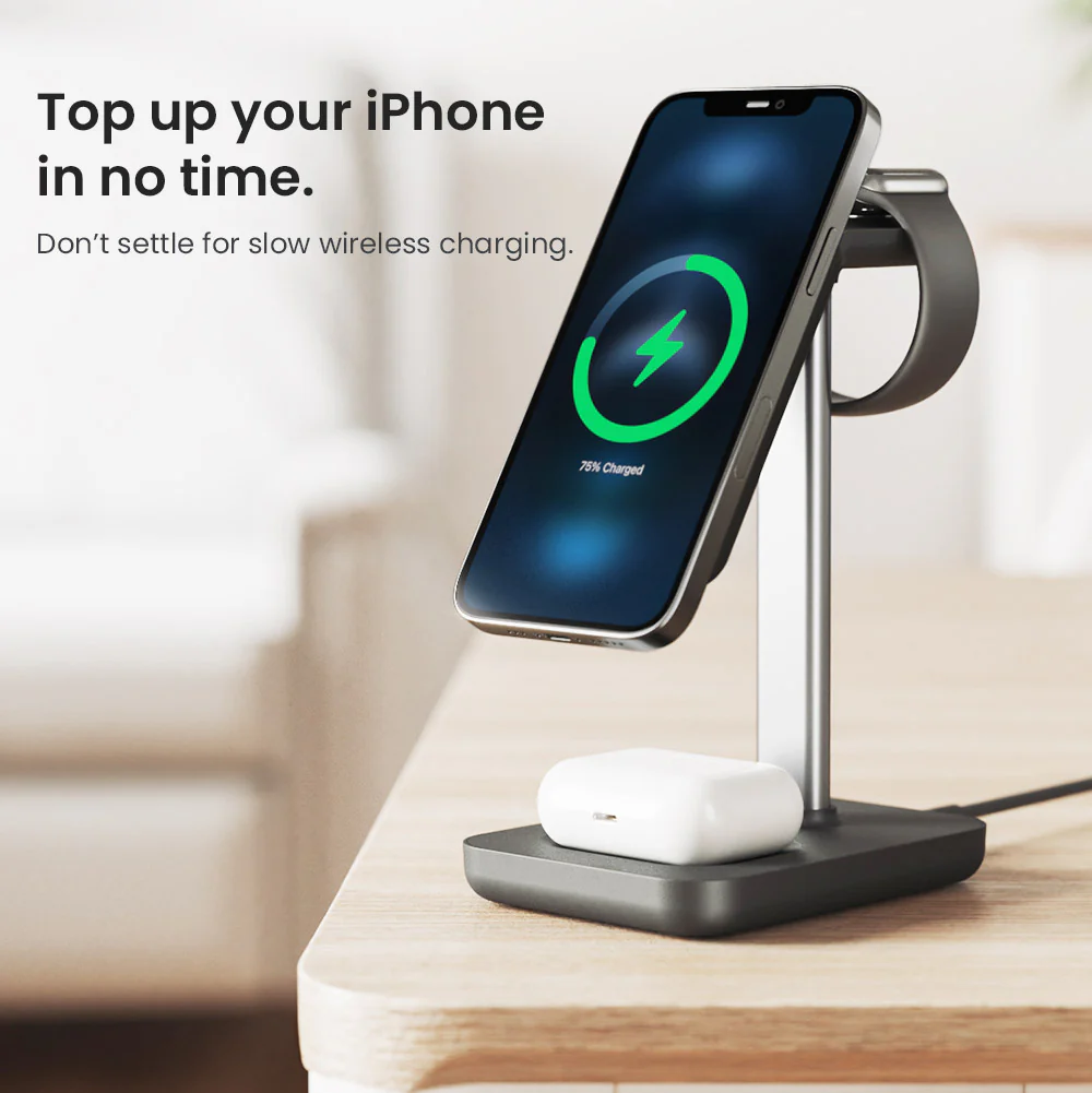 3 in 1 Wireless Charging Station - Image 4
