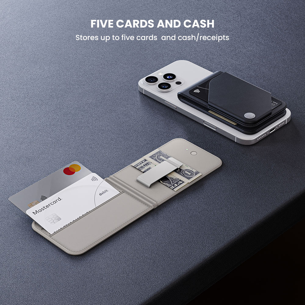 LOC8 VERSA Money Clip MagSafe Finder Wallet and Stand - Image 4