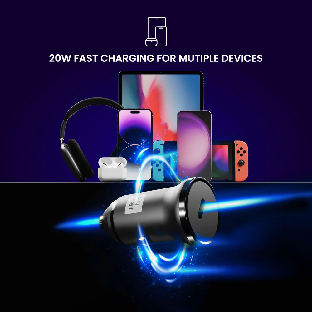 PULSE 20 USB-C Car Charger - 20W - Image 3