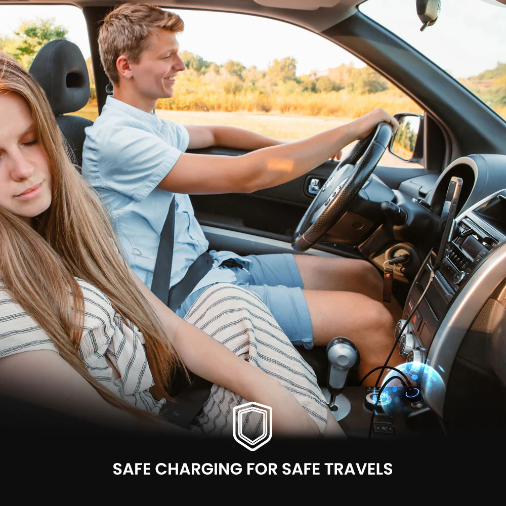 PULSE 60 2-Port USB-C Car Charger - 60W - Image 8